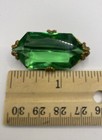 Glass Brooch/Pin. Beautiful Vintage Green