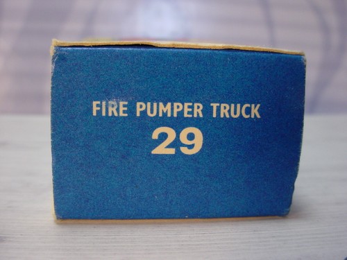 Vintage Matchbox Lesney 29 FIRE PUMPER TRUCK red;DENVER w/original box-Near Mint - Picture 8 of 12