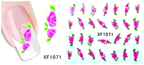 Nail Art Water Transfer Stickers Flower Butterfly Decals Tips Decoration - Picture 13 of 63