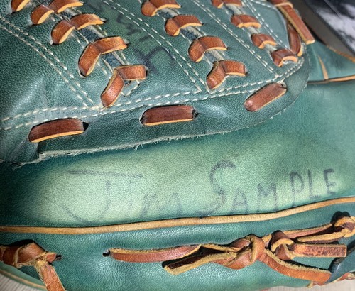 Vintage MacGregor Wing Back G80B Flex Pa Green Leather Baseball Glove Mitt RHC - Picture 8 of 8