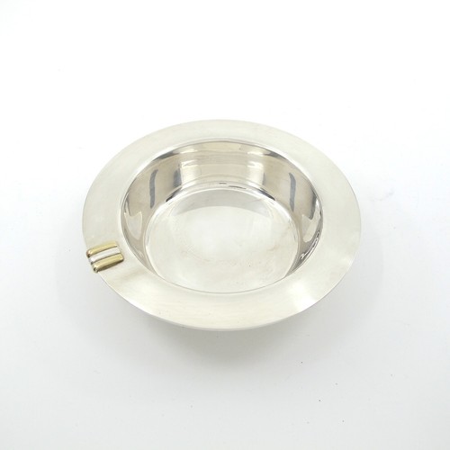 CARTIER c1990 Silver & Gold Plate Modernist Bowl Videpoche Made in Spain - Picture 3 of 6