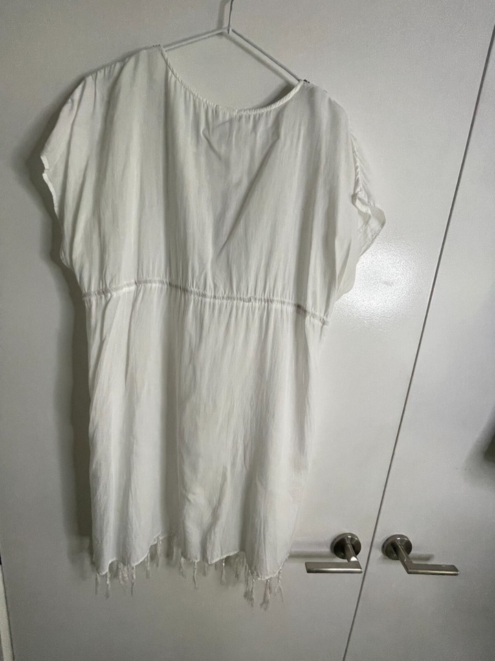 JETS JESSIKA ALLEN women's beaded swim wear cover up size M eBay