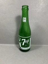 Vintage 7-Up ACL Soda Pop Bottle Swimming Suit Girl ~ Newburyport, Massachusetts