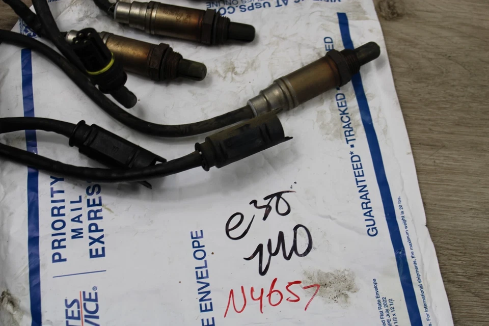 94-03 BMW M62 E38 E39 740I 740IL 540I E38 OEM LAMBDA SENSORES DE SONDA DE OXÍGENO Foto 2 de 4