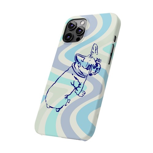 Slim Phone Cases for iPhone 7-14 Cute Dog Retro French Bulldog Puppy - Picture 42 of 71