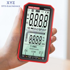 FS8233 LCD Digital Multimeter Full Screen Auto Range AC/DC Voltage Current Meter