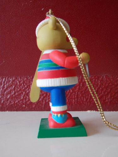 Enesco Nutcracker Bear Playing the Triangle Christmas Ornament - Picture 4 of 8