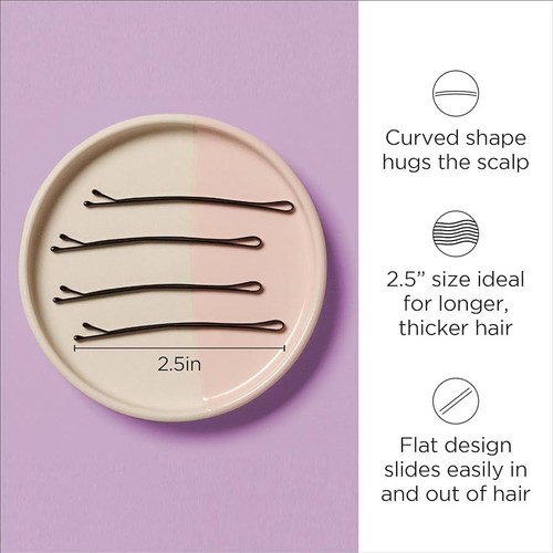 Ball Tipped Hair Pins Grips Bobby Pins - Picture 9 of 16