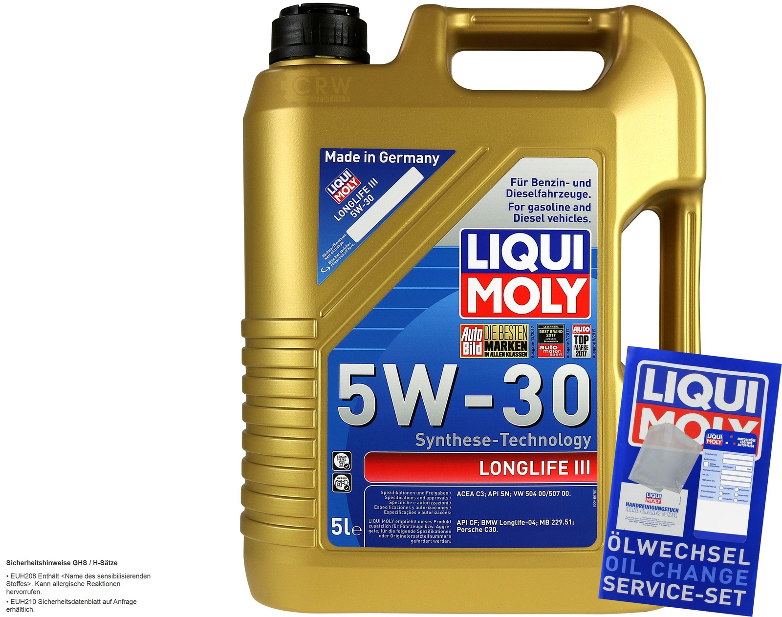ZESTAW INSPEKCYJNY FILTR LIQUI MOLY OIL 5L 5W-30 do Peugeot Bipper AA_ 1.4-pokaż oryginalną nazwę Ograniczony zapas
