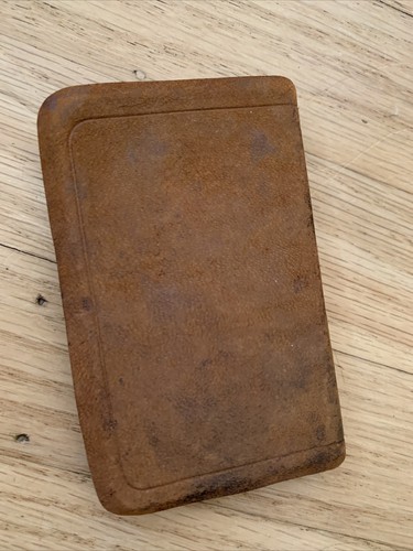 Vintage Mini New Testament Psalms Leather Bound Eyre and Spottiswoode London 4” - Picture 3 of 10