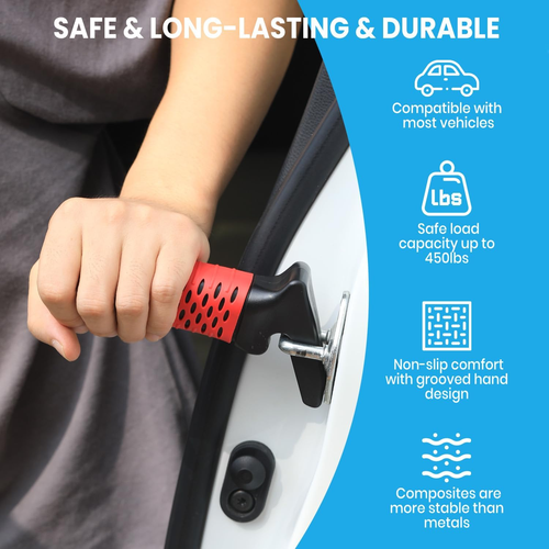 Car Door Handle for Elderly, Car Handle Assist Support Handle, Portable Elderly - Picture 4 of 12