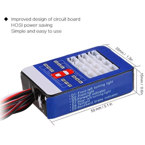 Tamiya Style 12 LED Light Kit for RC. Steering Brake Headlight System Fast Ship - Picture 12 of 16