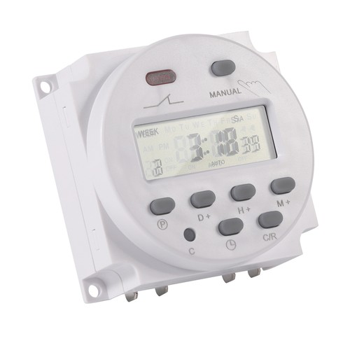 LCD Digital Plug in Weekly Programmable Electronic Timer Switch Socket ON/OFF - Picture 8 of 12
