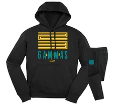 Hoodie Jogger Tracksuit To Match Jordan 11 Gamma Blue  - Gammas Jumpsuit