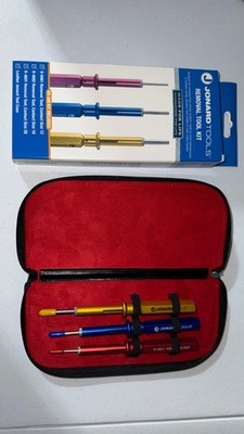 Jonard Tools KR-260 Contact Removal Tool Kit Size 12 16 20 w/ Case New