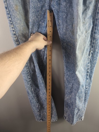 1990's VINTAGE LEVI'S 505 RED TAB REGULAR FIT STRAIGHT LEG DENIM JEANS USA 38x32 - Picture 14 of 17