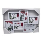 White Multi Aperture Photo Frame Wall Hanging Picture Frame Holds 6 Photos