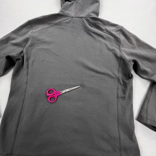 Kuhl Hoodie Herren 2XL grau Fleece gefüttert Pullover Sweatshirt Outdoor Reißverschlusstaschen - Bild 16 von 19