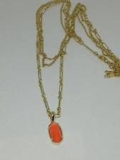 kendra scott fire opal Necklace