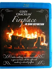 Cozy Cracklin' Fireplace By Richard Cambino (Blu-ray, 2009, LN, All Region)