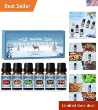6-Piece Winter Scented Oil Collection - Perfect for Diffusers & Candle Making