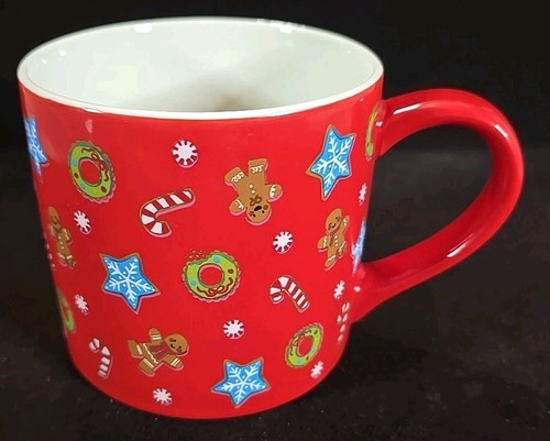 Wondershop At Target Candy Cane Christmas Mug Peppermint Inside 15 oz - Picture 2 of 5