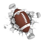  Rugby-Ball-Wandaufkleber, selbstklebender Wandaufkleber, Hintergrund,