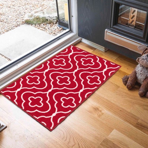 Door Mats Floor Mats Machine Washable Non Slip Floral Kitchen & Hall Runners - Picture 16 of 30