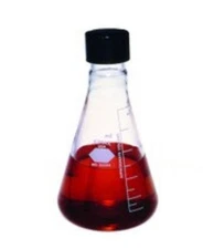 PYREX By Kimble KIMAX  Erlenmeyer Flask WITH CAP 2000ml CASE OF 2 26505-2000