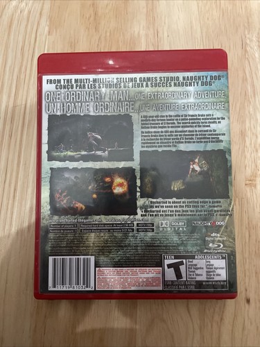 Uncharted Drake's Fortune: Greatest Hits (Sony Playstation 3, 2007) No Manual - Bild 2 von 4