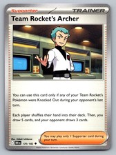 Pokemon TCG SV10: Destined Rivals Team Rocket's Archer 170/182