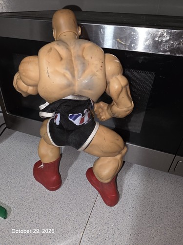 2005 JAKKS WWE WORLD WRESTLING RING GIANTS KURT ANGLE 14" BEWEGLICHE ACTIONFIGUR - Bild 3 von 7