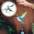  Bird Song Bell Garden Decoration Small Wind Chimes Charming Aluminum