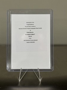 2025 Bowman Chrome - Ching-Hsien Ko 1st Bowman Auto Blue Refractor /150 -Dodgers