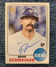 2024 Topps Archives - 1968 Fan Favorite Autographs Davis Schneider 
