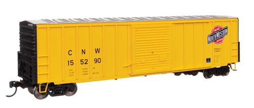 Walthers MainLine 910-46032 Chicago & North Western CNW 155290 50' ACF Boxcar - Picture 4 of 6