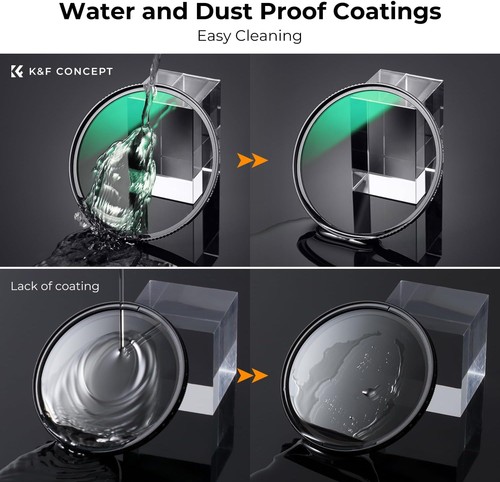 K&F Concept Ultra-Low Reflectivity MCUV Lens Protection Filter Waterproof Nano-X - Picture 15 of 120