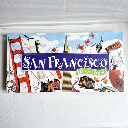 Juego de mesa estilo monopolio sellado San Francisco en una caja Late for the Sky 1998 - Imagen 1 de 8
