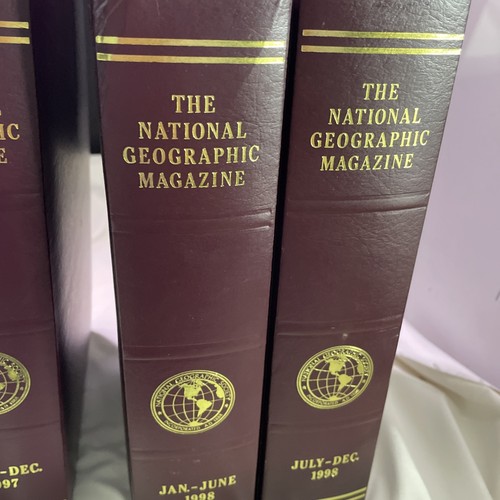 1998/1997 National Geographic Magazine With Slip Cover Case Holder Lot of 24 Mag - Picture 12 of 13