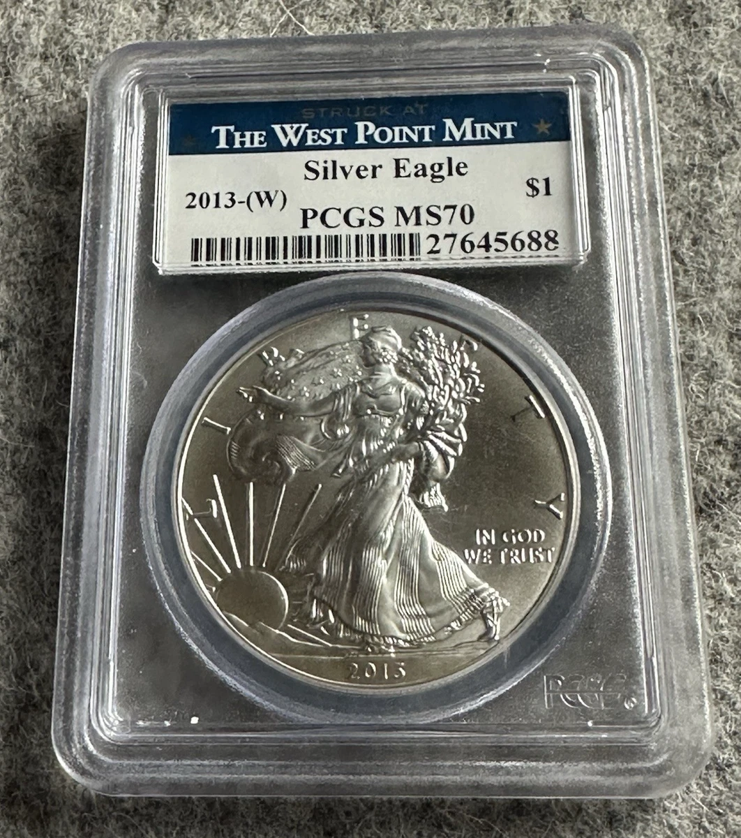 American Eagle MS 70 Graded 2013 Silver Bullion Coins for sale | eBay