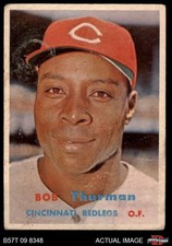 1957 Topps #279 Bob Thurman Reds 1 - POOR