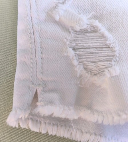 Hollister Damen, Mädchen Shorts Hotpants. Gr 24. Weiß 98% Baumwolle, 2% Elastan. - Bild 5 von 21