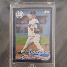 2024 Topps Series 2 Yoshinobu Yamamoto Black Border SSP 1989 Dodgers /299 🔥🔥🔥