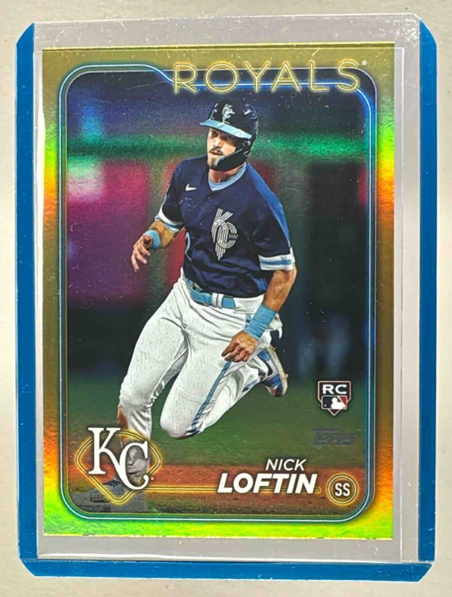 Nick Loftin 2024 Topps #506 Gold Foil Rookie RC