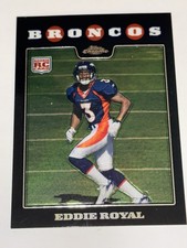 2008 Topps Chrome - Eddie Royal #TC270 (RC) Denver Broncos Rookie Card