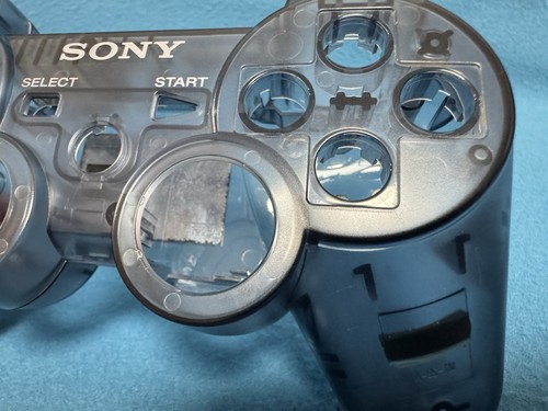 Official PS3 Dual Shock 3 Controller Clear Transparent Grey Case Shell Only - Picture 9 of 16