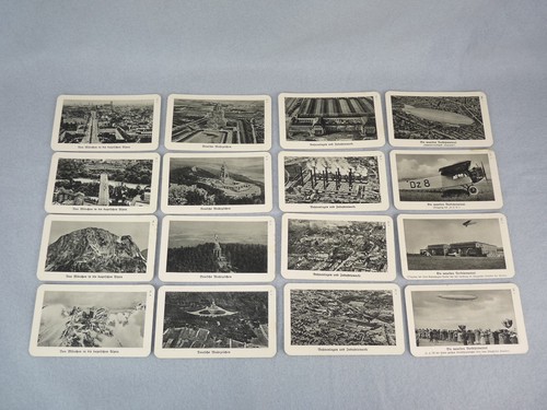 antik Quartettspiel "Im Fluge über deutsche Gauen" Nr.5315 1926 Scholz Mainz TOP - Bild 10 von 12