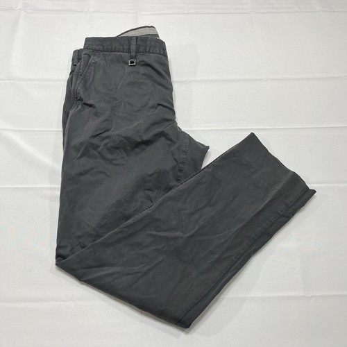 ERMENEGILDO ZEGNA Mens CHINO Standard Slim Fit Pants Casual Stretch 50R (33x29”) - Picture 4 of 12