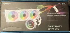 Lian Li Galahad II Trinity SL-INF 3x120mm RGB AIO Liquid CPU Cooler - White