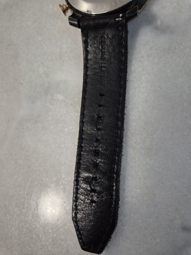 Fossil Nate Black Watch JR1369 Wristwatch, For Parts Not Working. Battery, Band - Picture 6 of 9